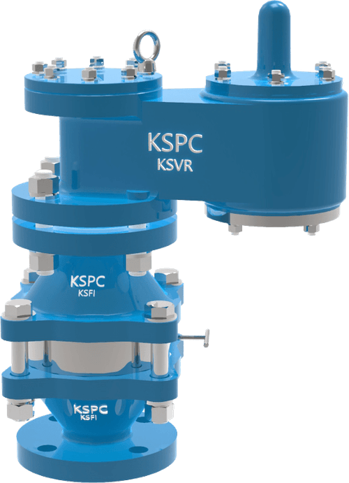 KSPC KSVRFI-A/KSVSFI-A Vacuum Relief Valve w/ Flame Arrester